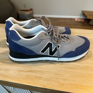 New Balance Men's Blue and Gray Athletic Sneakers